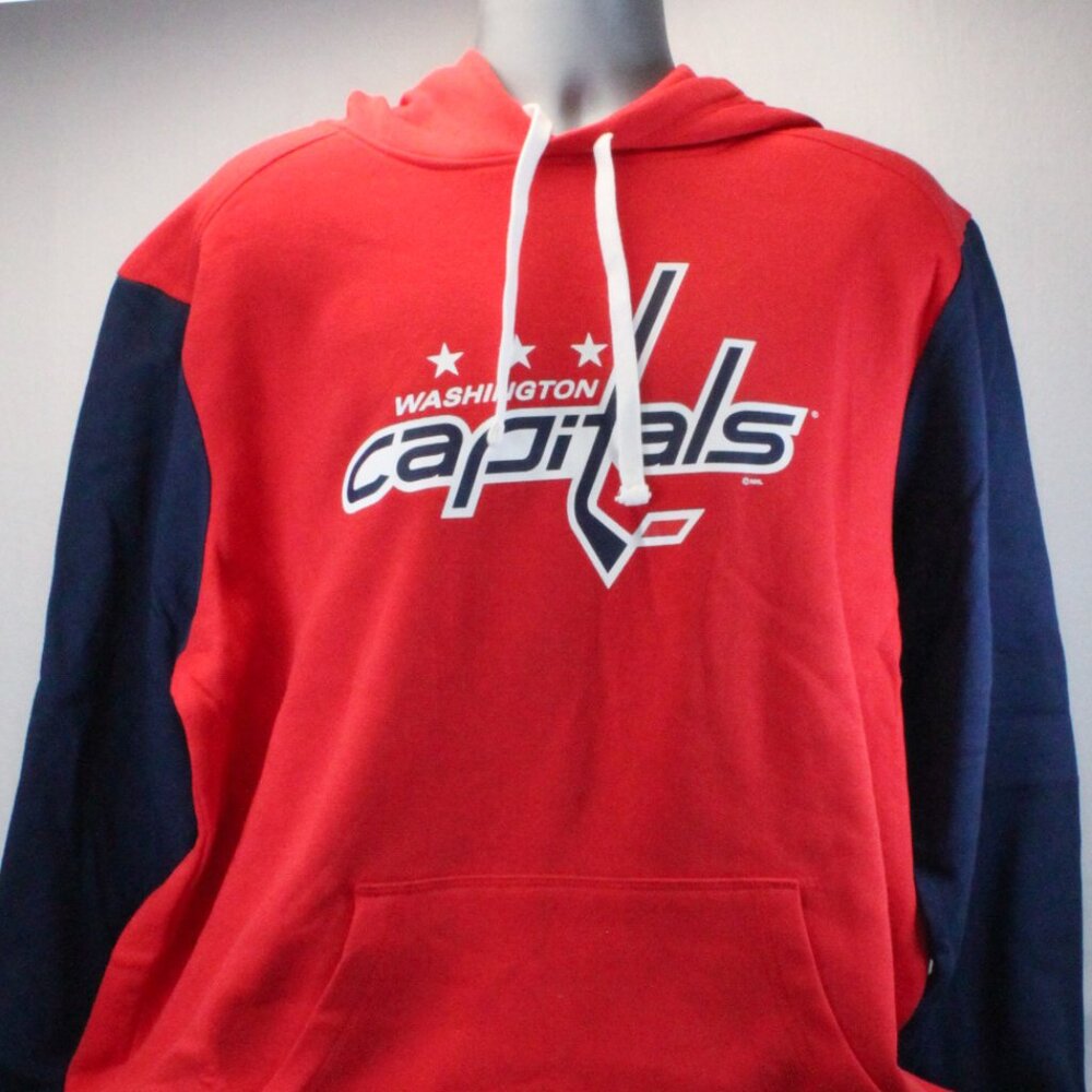 Washington Capitals Long Sleeve Pullover Hoodie w/Front Pocket Men's Size 2XL
